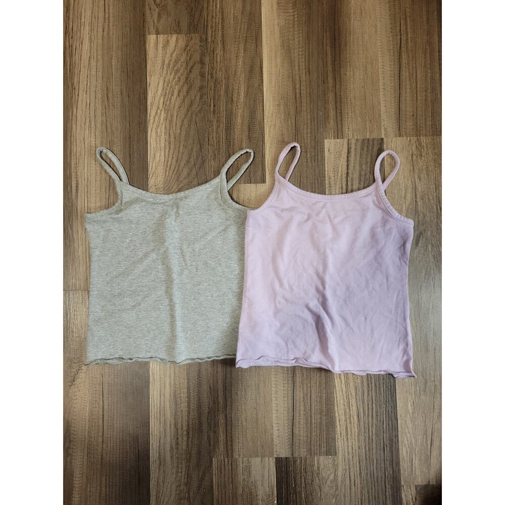 Art Class Girls Spaghetti Strap Ruffle Hem Tank Top Bundle Girls Size 6